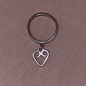 James Avery Heart Pendant Ring